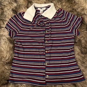 Eye Candy Buttoned Down Top